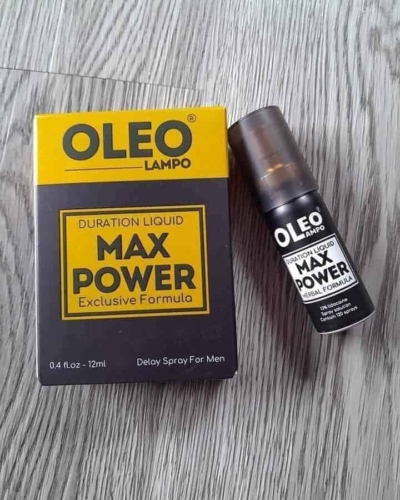 Xịt Oleo Lampo Max Power 12ml – Giải pháp kéo dài thời gian quan hệ cho nam giới