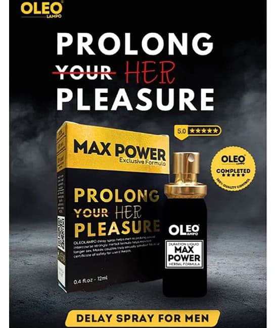 Đánh giá chai xịt Oleo Lampo Max Power