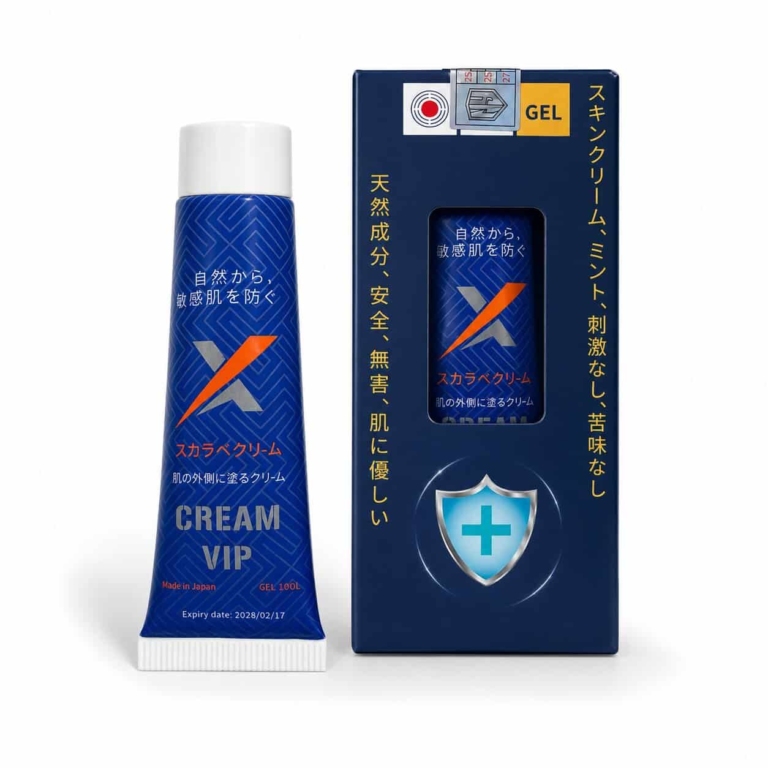 Kem Vip Nhật - tuýp và hộp CREAM VIP mẫu chuẩn Nhật Bản