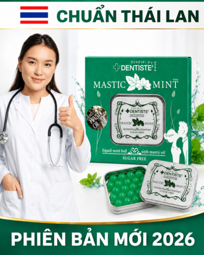 Kẹo Love Mint Dentiste chuẩn Thái Lan phiên bản mới 2026