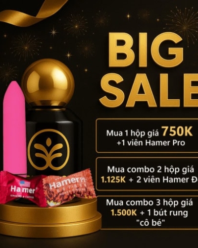 Nước hoa kích dục nữ Squirt Gold chính hãng – banner BIG SALE combo Squirt Gold và Hamer