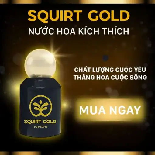 Nước hoa kích dục nữ Squirt Gold chính hãng – banner chai Squirt Gold nước hoa kích thích