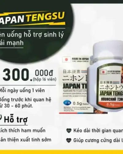 Viên uống Tengsu Japan chính hãng Nhật Bản – hộp lọ Tengsu, giá tiền và hướng dẫn dùng