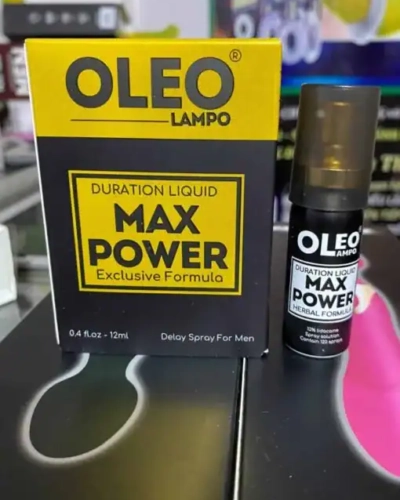 Xịt kéo dài thời gian Oleo Lampo Max Power 12ml – Hộp và chai xịt Oleo Max Power