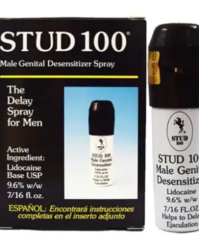 Xịt kéo dài thời gian quan hệ Stud 100 chính hãng – Hộp đen và chai xịt Stud 100