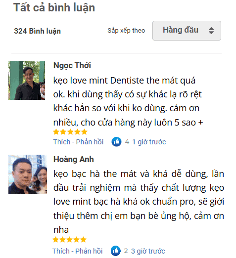 Bình luận đánh giá Love Mint