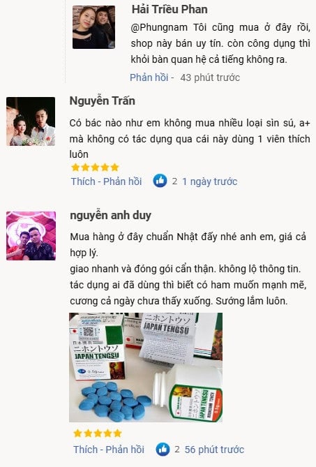 Tengsu Japan - chi tiết & phản hồi khách