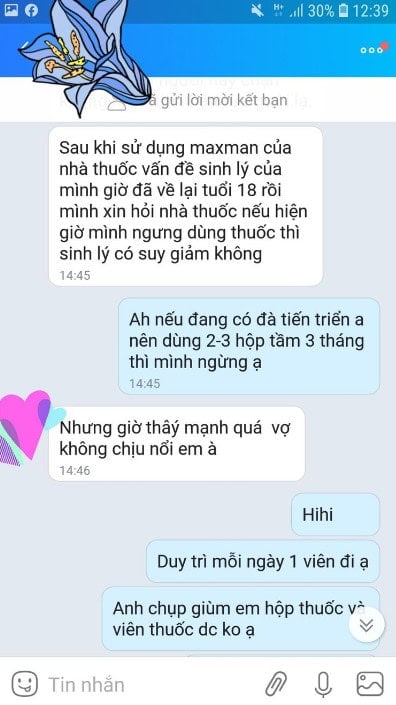 Feedback khách hàng Maxman