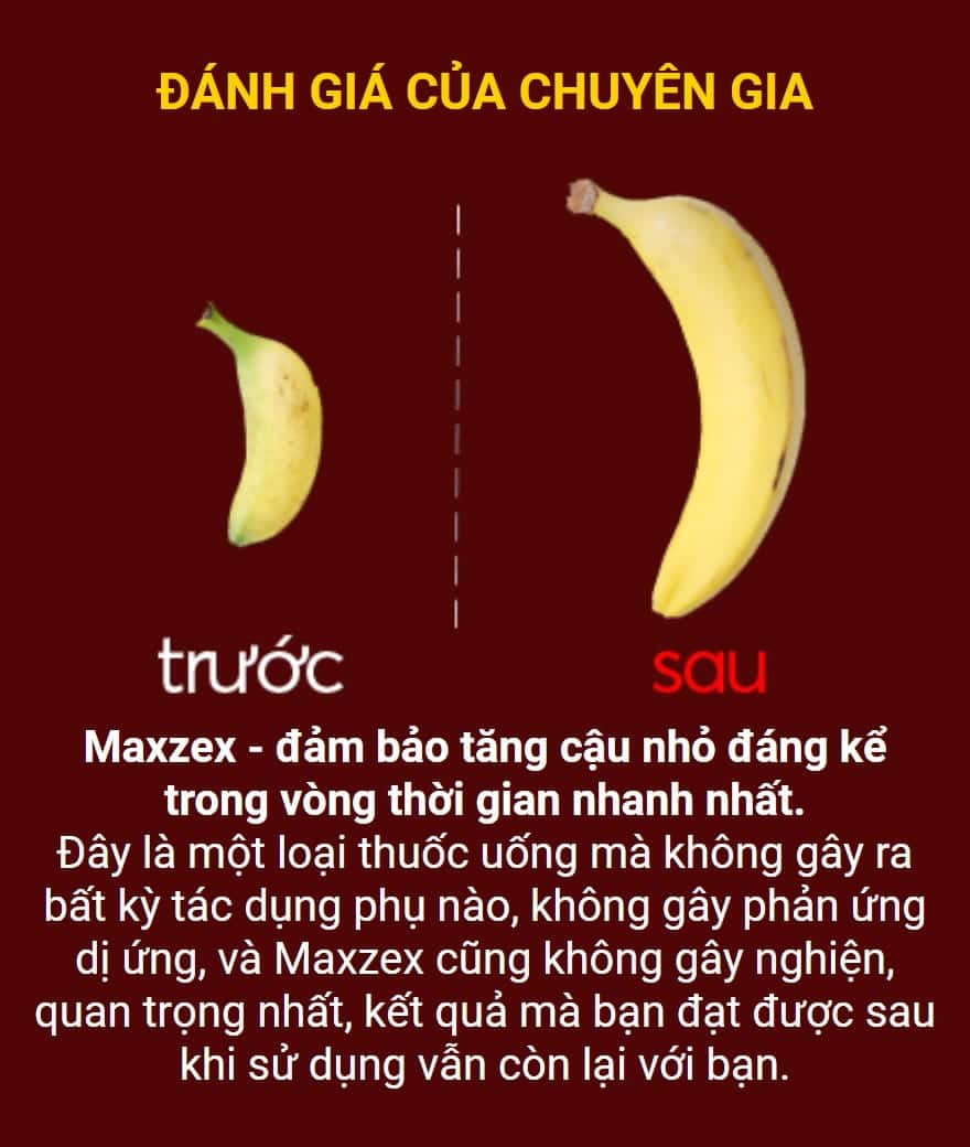 Maxzex Nga chính hãng - thành phần thảo dược