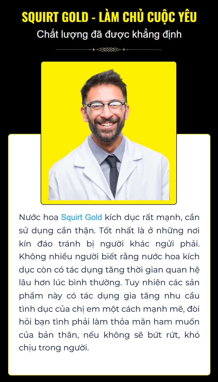 Squirt Gold - chất lượng đã được khẳng định