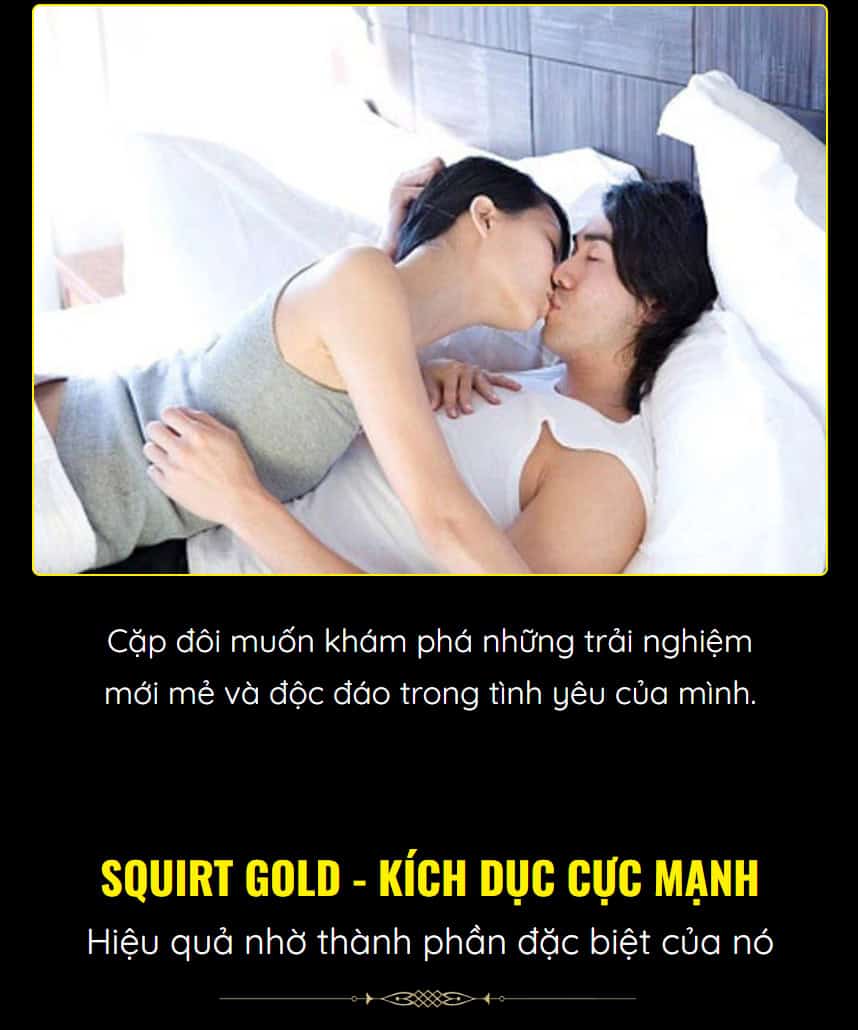 Cặp đôi khám phá trải nghiệm mới với Squirt Gold