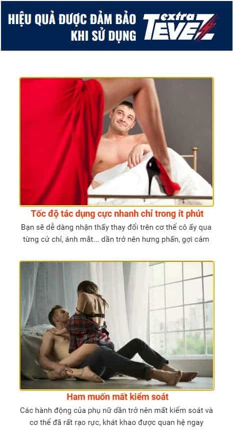 Hiệu quả Extra Tevez được đảm bảo khi sử dụng