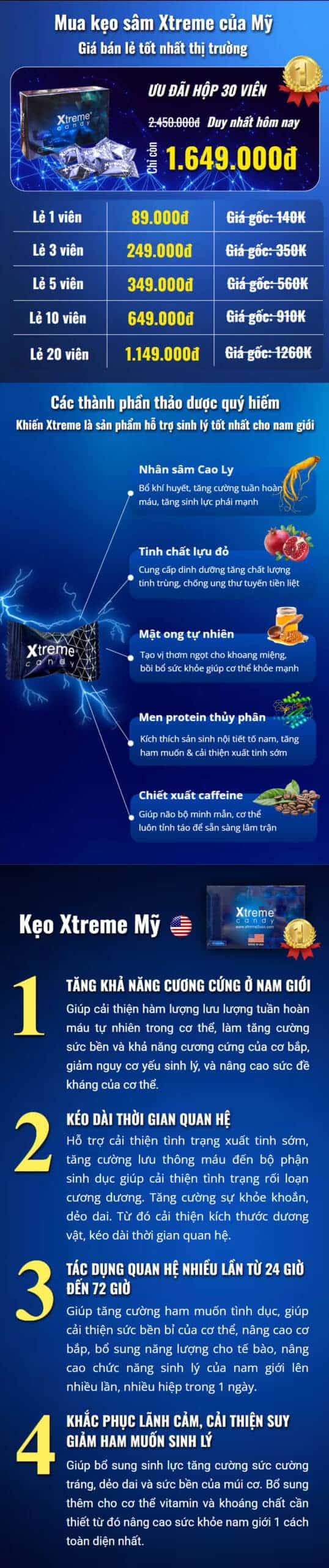 Thành phần & công dụng Hamer Xanh