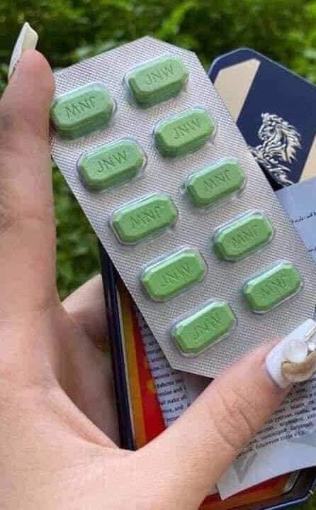 Vỉ viên Ngựa Thái Xanh thật trên tay