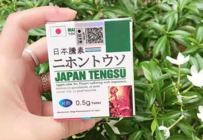 Khách cầm hộp Tengsu Japan