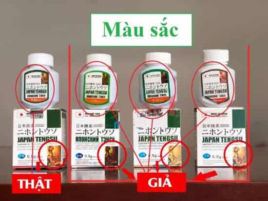 Phân biệt Tengsu Japan thật và giả