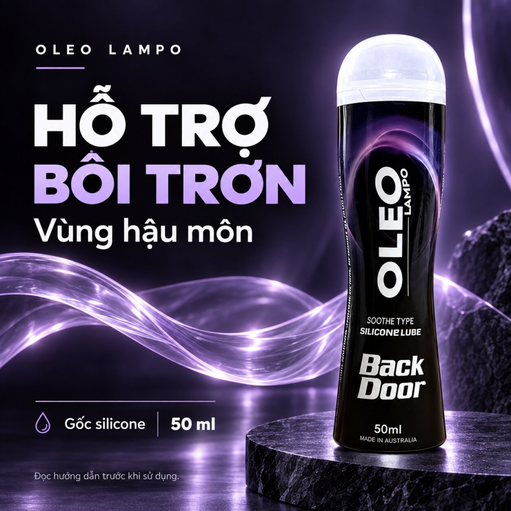 Oleo Lampo Back Door hỗ trợ bôi trơn vùng hậu môn
